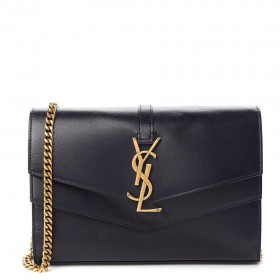 Saint Laurent Sulpice Chain Bag Glattleder Schwarz Saint Laurent Taschen