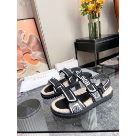 Dior Act Sandale Schwarz Technische Mesh-Gummi