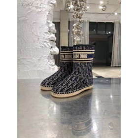 Dior Chez Moi Granville Ankle Boot-Deep Blue