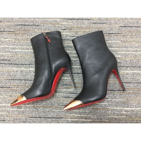 Christian Louboutin Calamijane Ankle Boots 100mm Kalb Leder Schwarz