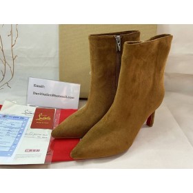 Christian Louboutin Condora Beute 85 Mm Stiefeletten Veau Velours Rhea Christian Louboutin Schuhe