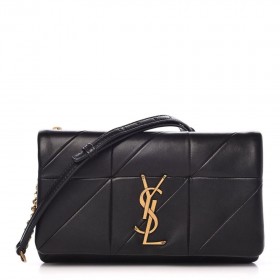 Saint Laurent Kleine Jamie-Tasche Schwarz Patchwork Lammfell Saint Laurent Taschen
