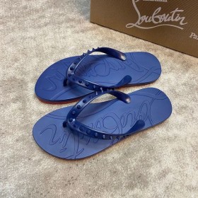 Christian Louboutin Loubi Gummi-Flip-Flops-Christian Louboutin-Schuhe