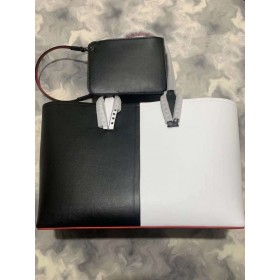 Christian Louboutin Cabata Tote Bag Leder Zwei-Ton Christian Louboutin Taschen