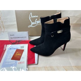 Christian Louboutin Schloss, So dass Kate 100mm Knöchel Stiefel Christian Louboutin Schuhe Store