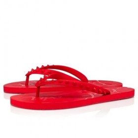 Christian Louboutin Loubi Gummi-Flip-Flop
