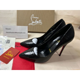 Christian Louboutin Pumps So Kate 120 mm Black/lin-Black Patent