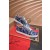 Christian Louboutin Louis Junior Low-top Sneakers Allover-Logo-Stoff Navy