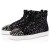 Christian Louboutin Lou Spikes Black/silver Velvet