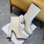Dior White Ankle Boot Echtes Kalbsleder Dior Logo
