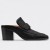 Bottega Veneta Mules Schwarzes Krokodil Geprägtes Leder Bottega Veneta Schuhe