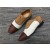 Christian Louboutin Greggo Oxfords Veau Velours-Rindsleder Weià Braun