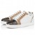 Christian Louboutin Louis Junior Spikes Turnschuhe Kalb Leder Multicolor Christian Louboutin Schuhe
