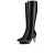 Christian Louboutin Tall Boot Eloise Botta 70 mm-Schwarzes Kalb Christian Louboutin Schuhe