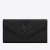 Saint Laurent Large Monogram Flap Alle Schwarz Geldbörse Saint Laurent Portemonnaies