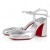 Christian Louboutin Jane Pumpe 85 Mm Pumpen Specchio-Leder-Silber