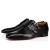 Christian Louboutin Derby Mortimer, Schwarzes Kalb Für Männer