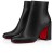 Christian Louboutin Spikita Beute Turela 85 mm-Schwarzes Kalb Schuhe