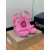 Christian Louboutin Pyraclou 110 mm Espadrilles Patent Calf Leather Pink