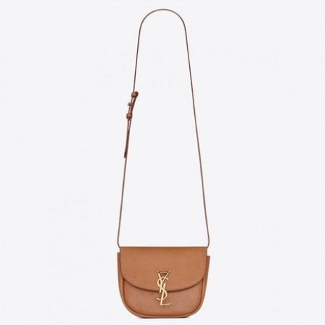 Saint Laurent Κάια Small Satchel Τσάντα Καφέ Δέρμα Μοσχαριού