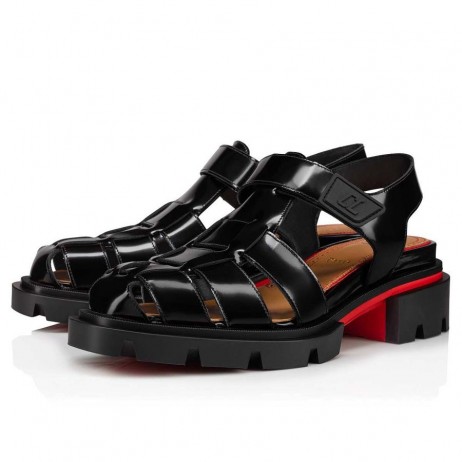 Christian Louboutin Meduzz Σανδάλια Δέρμα Μοσχαριού Black