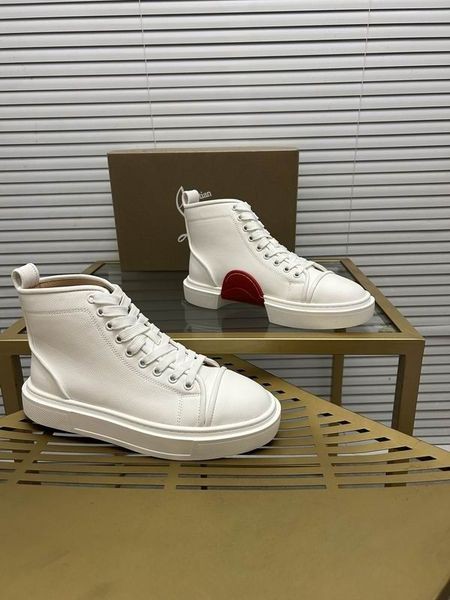 Christian Louboutin Adolon Υψηλός-Τοπ Πάνινα Παπούτσια CL