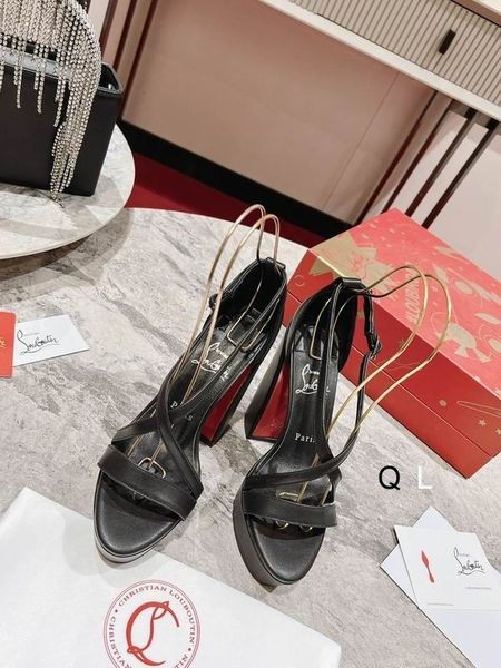 Christian Louboutin Movida Τζέιν Πλατφόρμα Σανδάλια 130mm Δέρμα Nappa Μαύρο