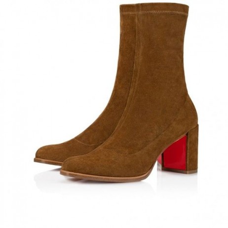 Christian Louboutin Stretchadoxa 70 Mm Χαμηλές Μπότες Τεντωμένο Veau Velours Ρέα Christian Louboutin Παπούτσια