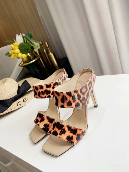 Jimmy Choo 100mm Σανδάλια Leopard