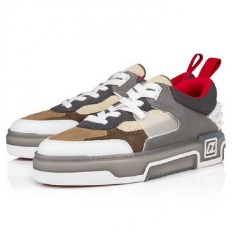 Christian Louboutin Astroloubi Γυναίκες Πάνινα Παπούτσια Δέρματος Μόσχων Πολύχρωμος