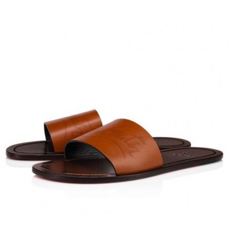 Christian Louboutin Coolraoul Καφέ Faggio Μοσχάρι Σανδάλι