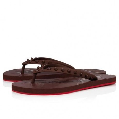 Christian Louboutin Loubi Κτυπήματος Γυναίκα Επίπεδη Γυμνό 8 Καουτσούκ