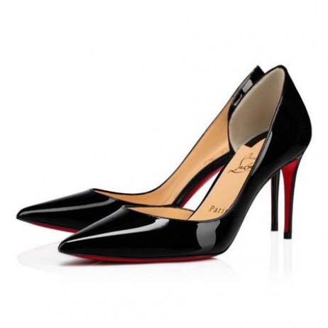 Christian Louboutin Αντλίες Iriza 85 mm Μαύρο λουστρίνι