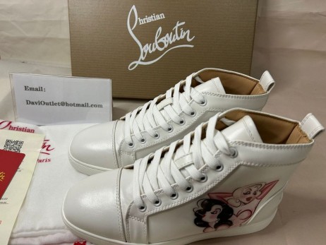 Christian Louboutin Παπούτσι Loupin Ντόνα Bianco/bianco-πολυ Μόσχος