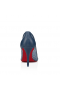 Christian Louboutin Apostropha Πλέγμα Strass Αντλίες 80 mm Μπλε