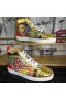 Christian Louboutin Λου Ακίδα Orlato Υψηλός-τοπ Πάνινα παπούτσια Δέρματος Πολύχρωμη