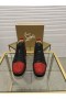 Christian Louboutin Louis Orlato Επίπεδη Ακτινοβολεί Υψηλός-Τοπ Πάνινα Παπούτσια CL