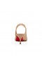 Christian Louboutin Σπορ Κέιτ Σφεντόνα 55 Mm Σφεντόνα Πίσω Αντλίες Nappa Δέρμα Κοκκινίζει