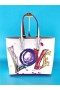 Christian Louboutin Bianco-Πολυ/Άσπρος Μόσχος Tote Τσάντα