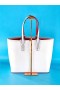 Christian Louboutin Bianco-Πολυ/Άσπρος Μόσχος Tote Τσάντα