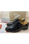 Christian Louboutin Oxford Greggo Μαύρο Δερμάτινο Παπούτσι