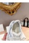 Dior-ID Παπούτσι Λευκό Μπλε Τεχνικό Ύφασμα
