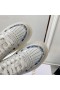 Dior Addict Παπούτσι Λευκό Λευκό Δέρμα Μοσχαριού Τεχνικό Ύφασμα Πεταλούδα Τροποποιήσετε