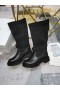 Dior, D-Σημαντικές Γυναίκες Ankle Boot Ύφασμα All Μαύρο Δέρμα Μοσχαριού