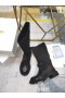 Dior, D-Σημαντικές Γυναίκες Ankle Boot Ύφασμα All Μαύρο Δέρμα Μοσχαριού