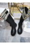Dior, D-Σημαντικές Γυναίκες Ankle Boot Ύφασμα Μαύρο Δέρμα Μοσχαριού