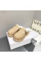 Dior Diorquake Σανδάλια Ξύλινη Σόλα Shearling Μπεζ