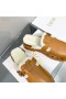 Dior Diorquake Σανδάλια Ξύλινη Σόλα Shearling Brown