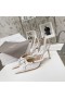 Dior Λογότυπο Δουλεία Ιμάντες, Αντλίες 85mm Άσπρα