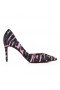 Christian Louboutin Iriza Strass Quagga 85 Mm Αντλίες Veau Velours Και Strass Quagga Πολύχρωμος